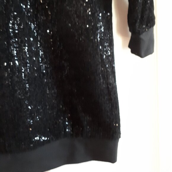 Michael Kors Black Glittery Top/Tunic in size Medium - Gorgeous! - Picture 2 of 5